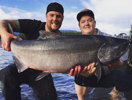 Skeena Chinook Fishing Photo